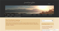 Desktop Screenshot of jonathangileswriter.com